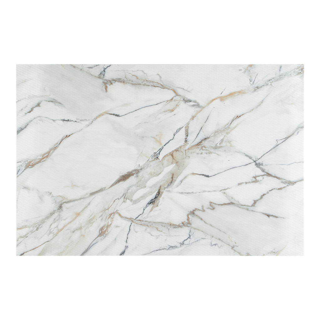 Prostírání na stůl mramor se zlatými žilami bílé MARBLE 30x45 cm
