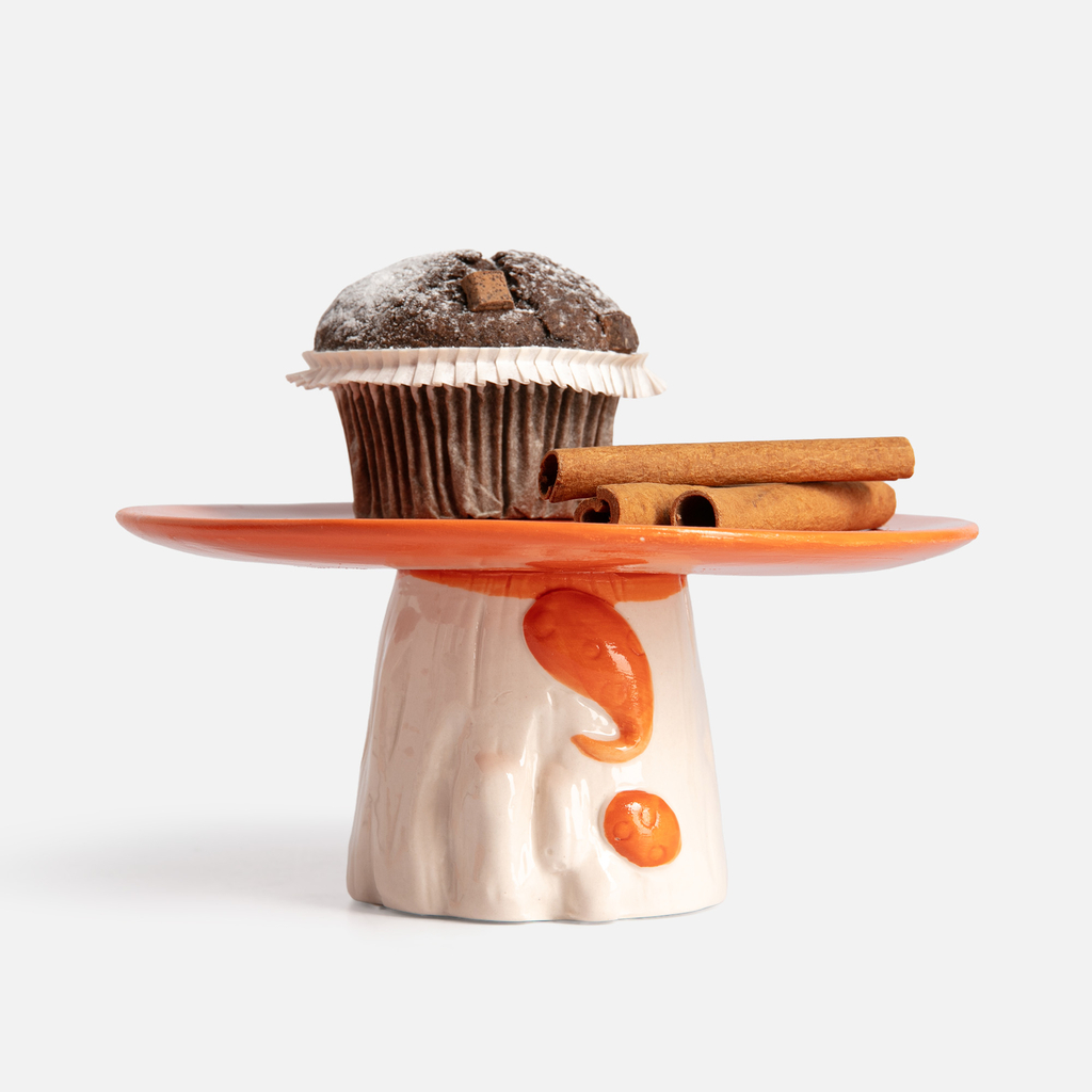 Podnos na servírovaní muchomůrka 17,5x8,4 cm