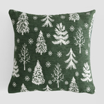 Povlak na polštář se stromečky zelený ENJOY 45x45 cm