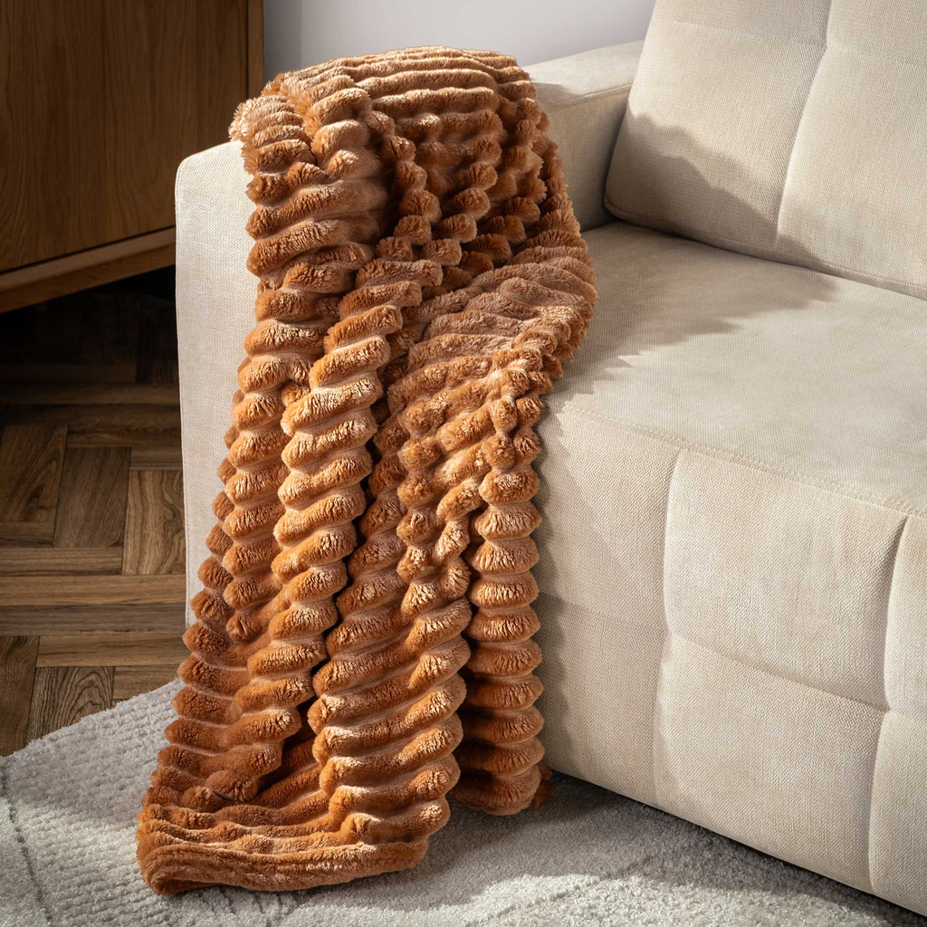 Rozkládací pohovka s prošíváním béžová LILA