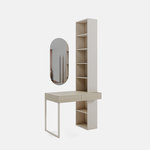 Psací stůl s knihovnou a zrcadlem CHARLIE