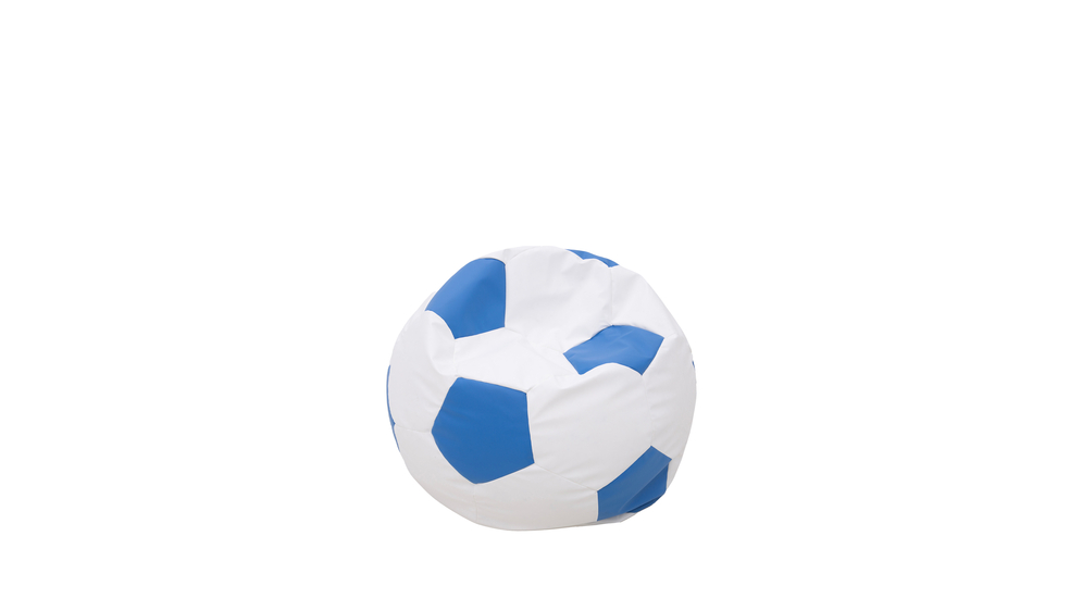 Dětský sedací vak míč bílo-modrý SPORT L