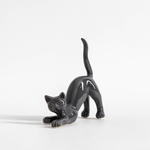 Figurka dekoracyjna KOT szary