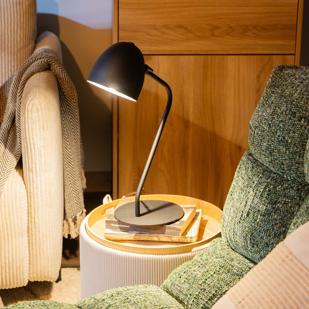Stolní lampa černá SOHO