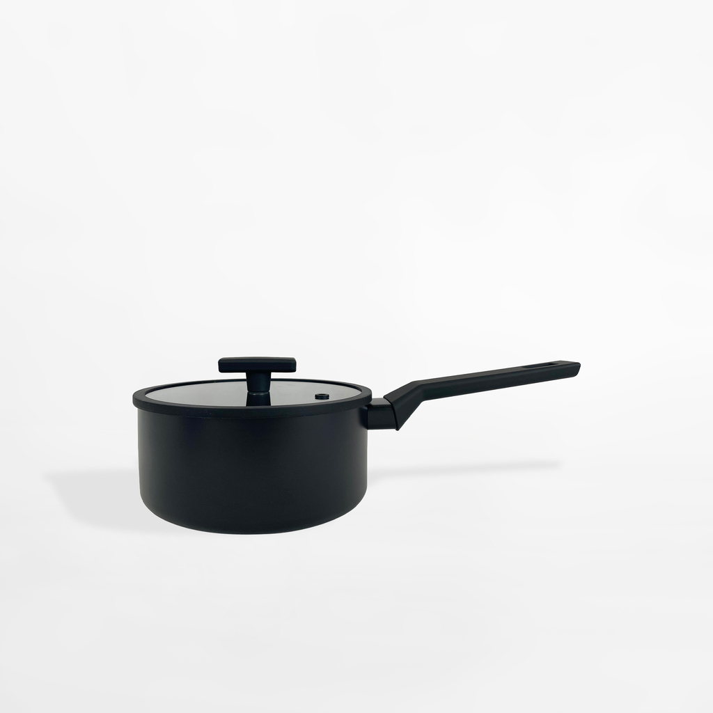 Černý hliníkový kastrol MODERN 1,9 l