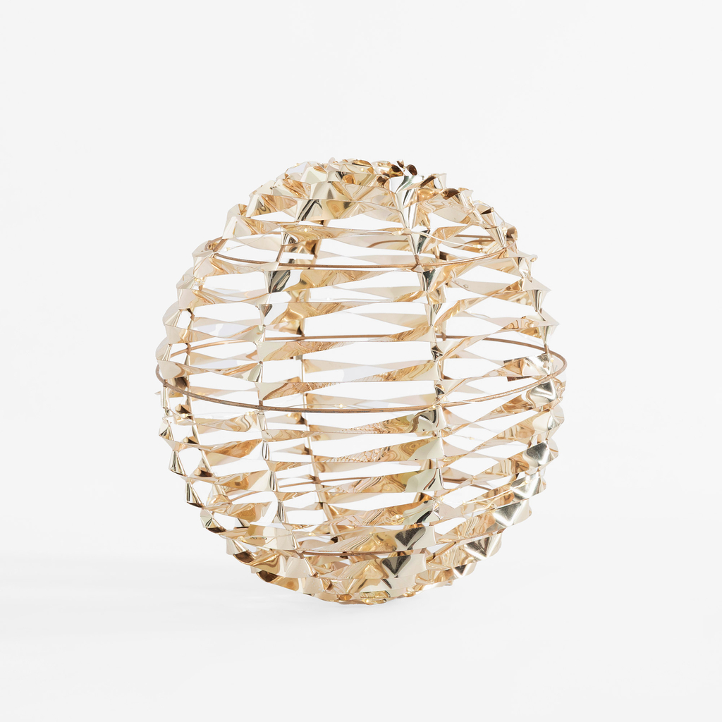 Dekorace LED zlatá koule, 25 cm