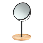Stojící zrcadlo s bambusovým podstavcem 34,5 cm