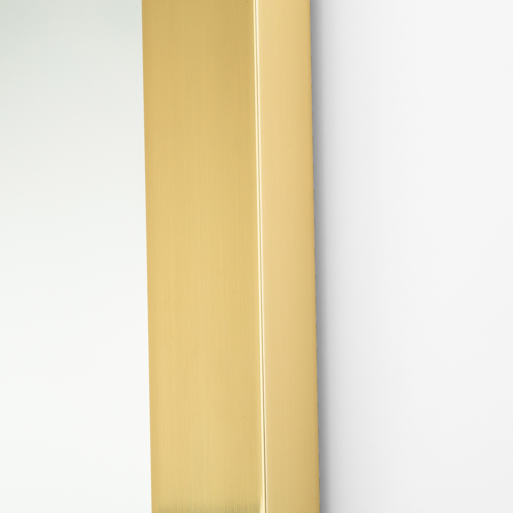 Zrcadlo ve zlatém rámu MILANO 74x134 cm