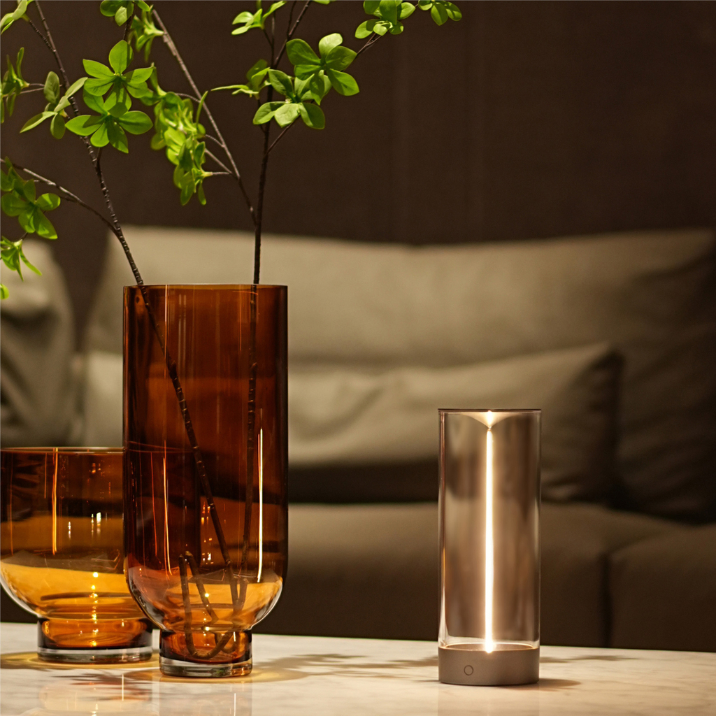 Venkovní stolní lampa s vláknem ESTERNO 24 cm