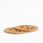 Bambusové podtácky 17,9 cm, 2 ks
