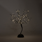 Dekorativní stromek 100 LED černý 45 cm