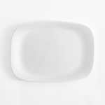 Servírovací talíř GRANGUSTO bílý 33x24 cm