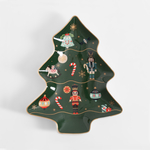 Porcelánový tác ve tvaru vánočního stromku 21,5 cm