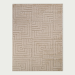 Béžový koberec LA CASA 3D 200x290 cm
