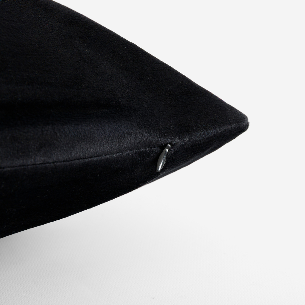 Povlak na polštář černý SNOV 45x45 cm