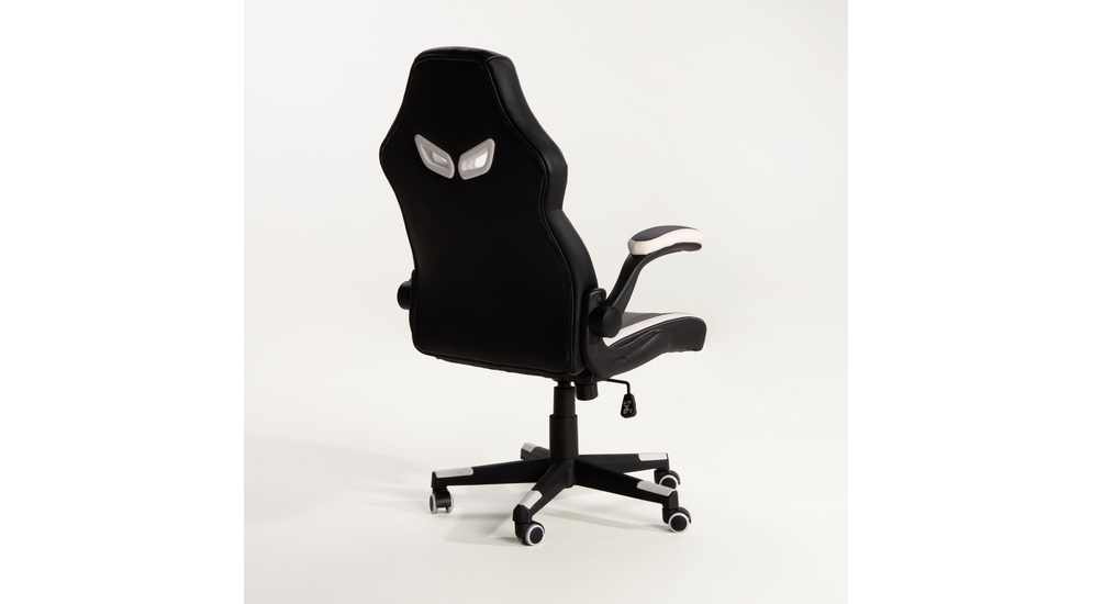 Herní židle UDANDO černo-bílá