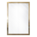 Zrcadlo ve zlatém rámu SLIM 57,5x77,5 cm