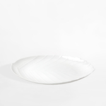 Servírovací talíř LIST 21,5 cm bílý