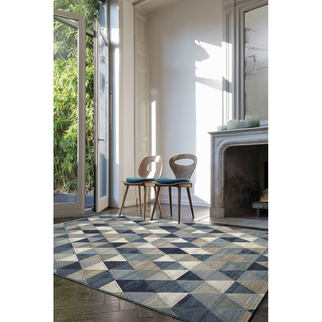 Koberec s trojúhelníky SORRENTO 200x290 cm