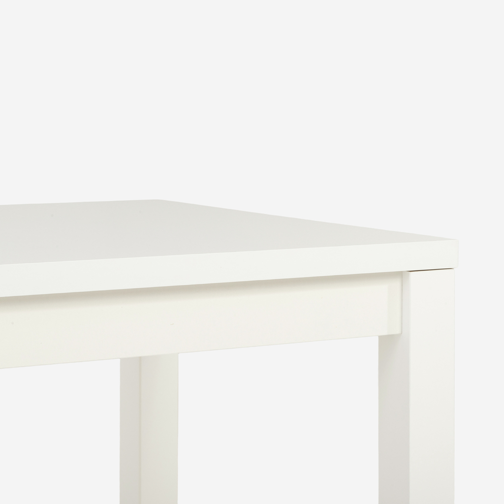 Rozkládací stůl bílý mat KELIN 138-178 cm