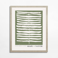 Obraz s rostlinným motivem SHAPE OF NATURE II 40x50 cm