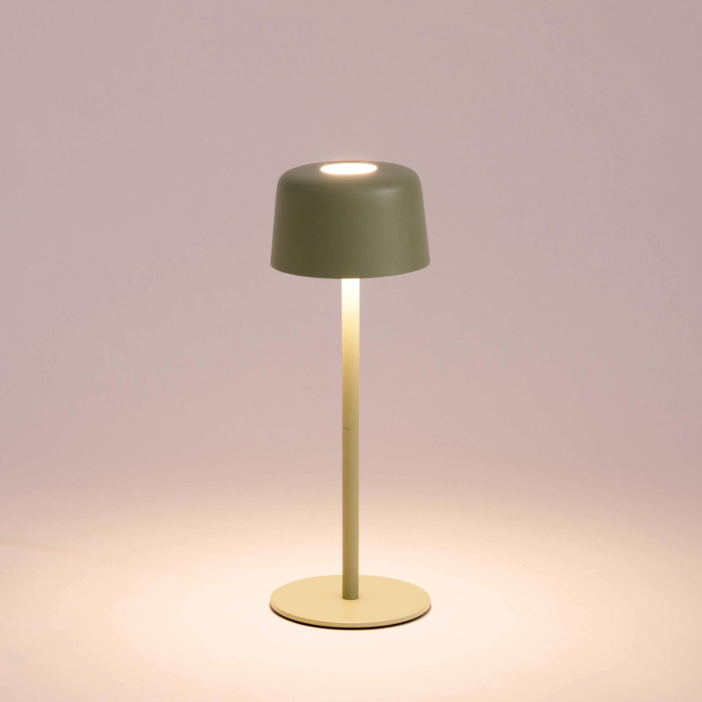 Stolní lampa LED IP44 zelená POCO