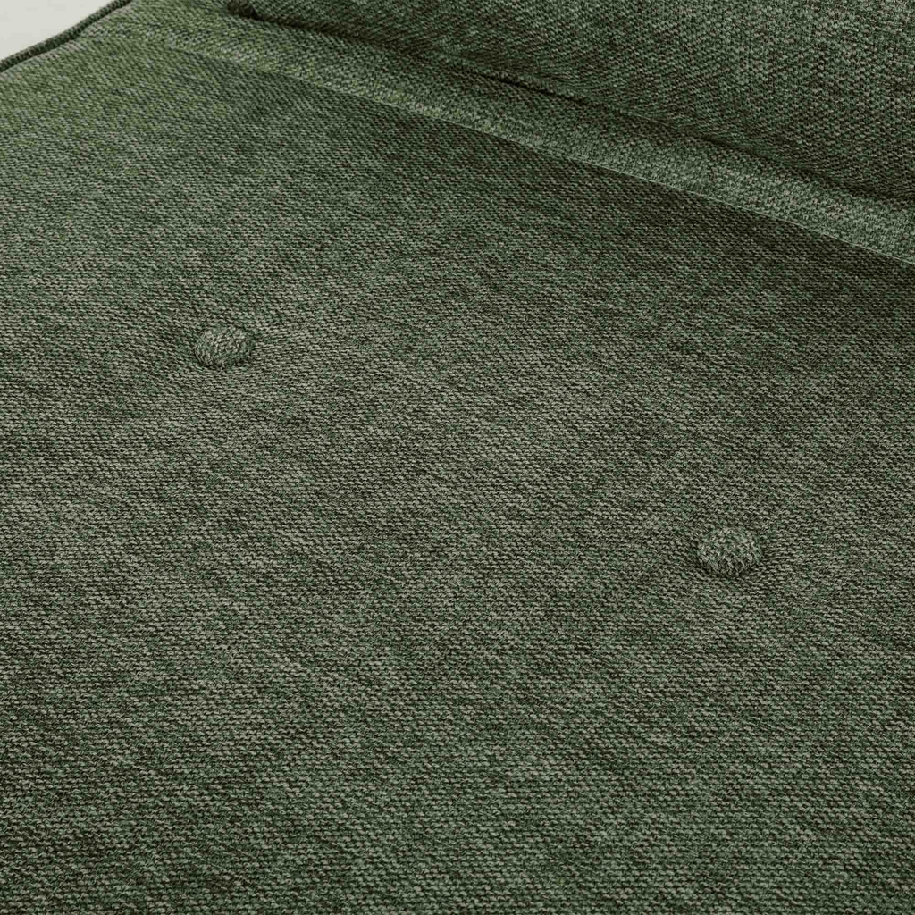 Rozkládací čalouněné křeslo zelené LAVILLA