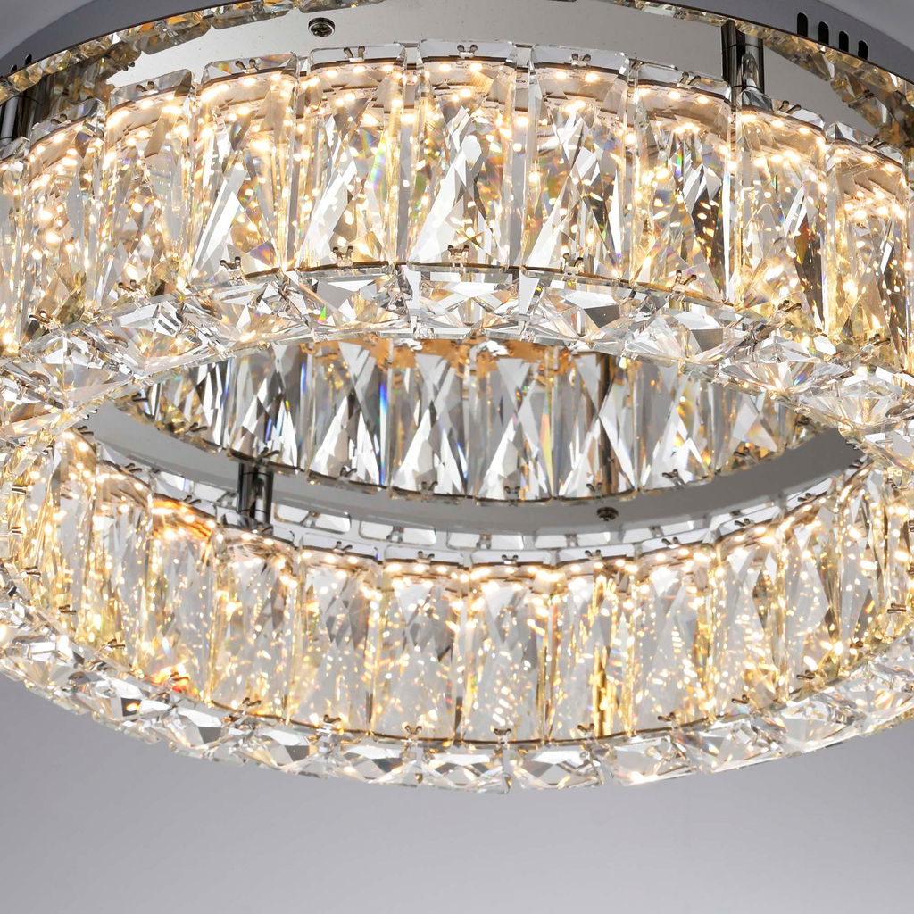 Stropní LED svítidlo KULUNKA chromované