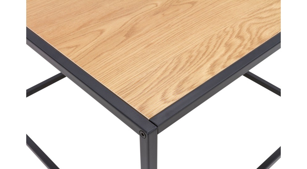 Industriální konferenční stolek EXETER 60x60 cm