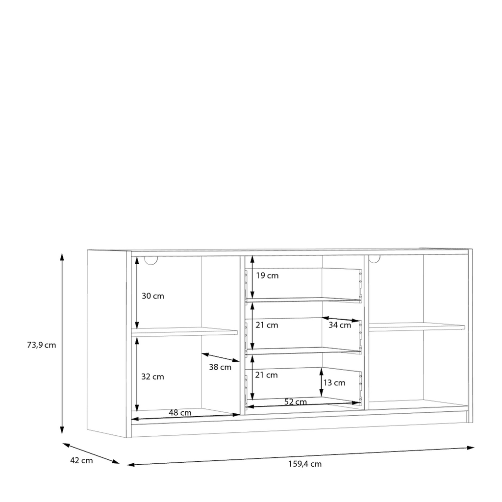 Komoda se zásuvkami S-ROOM