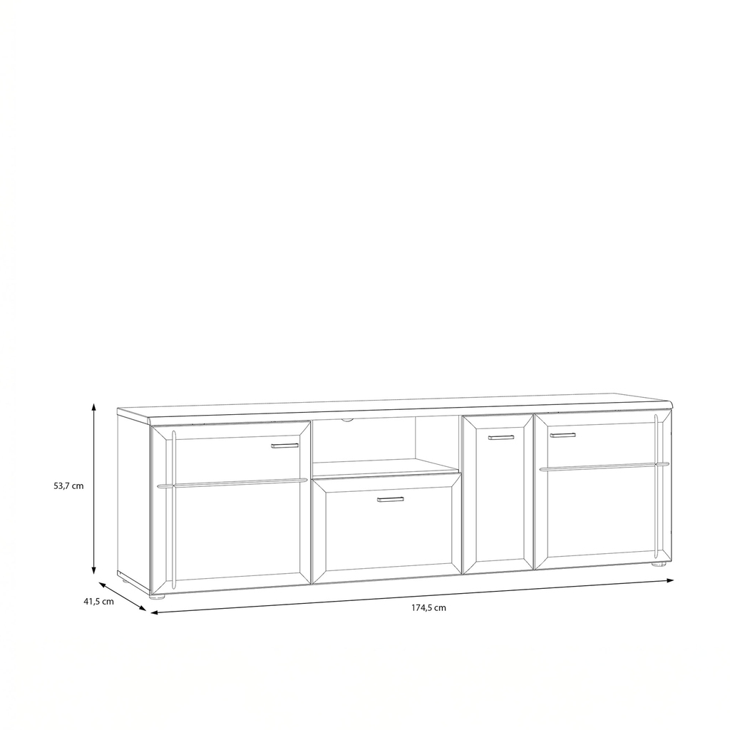TV stolek AKINORI 174,5 cm