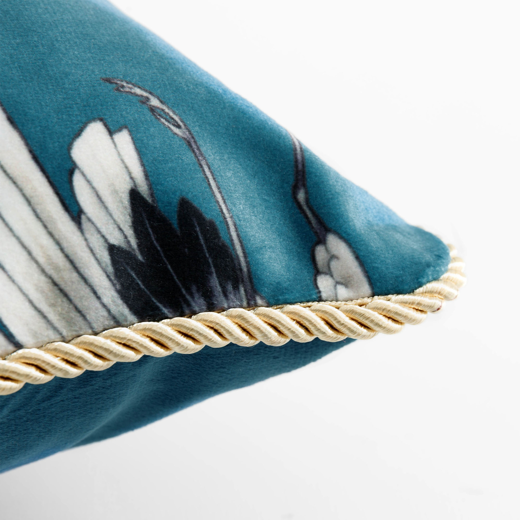 Dekorativní povlak na polštář tmavě modrý MELL 45x45 cm