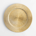 Dekorační zlatý talíř 33 cm