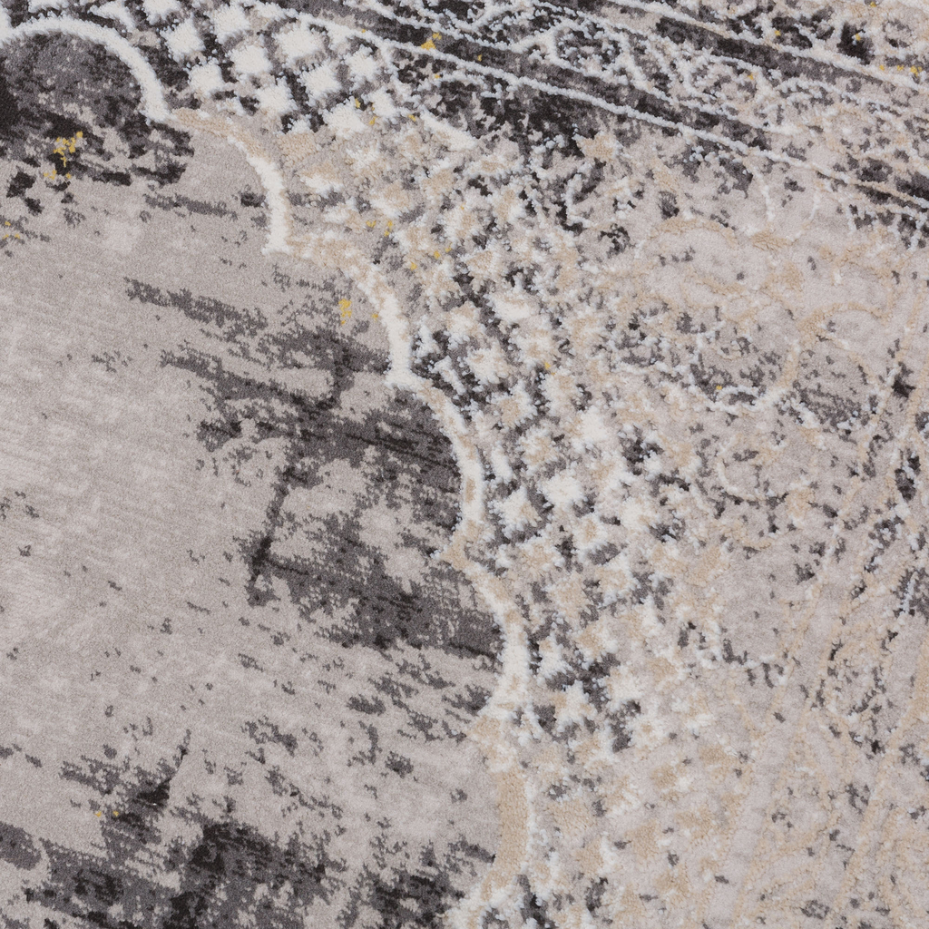 Koberec s orientálním vzorem šedý ALMERA 160x220 cm