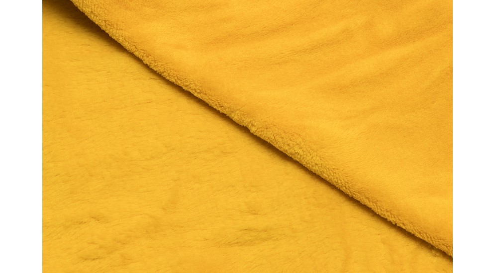 Hořčicová deka CORAL 130x160 cm