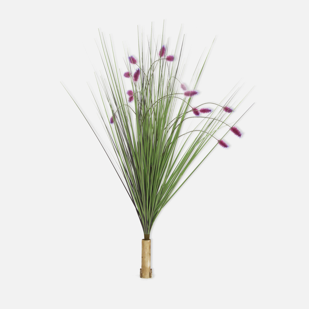 Umělá zeleno-fialová tráva 68 cm