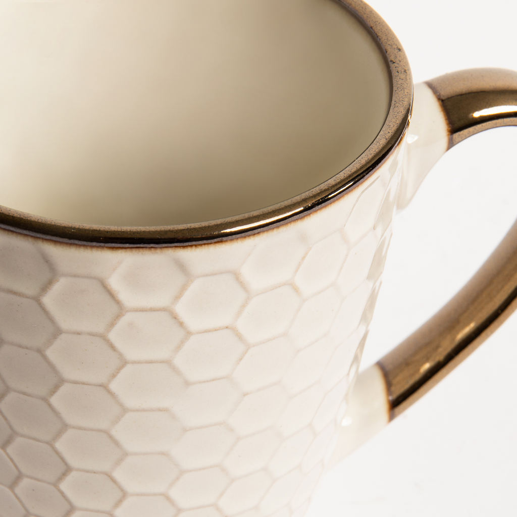 Keramický hrnek plást medu BRESCA 360 ml