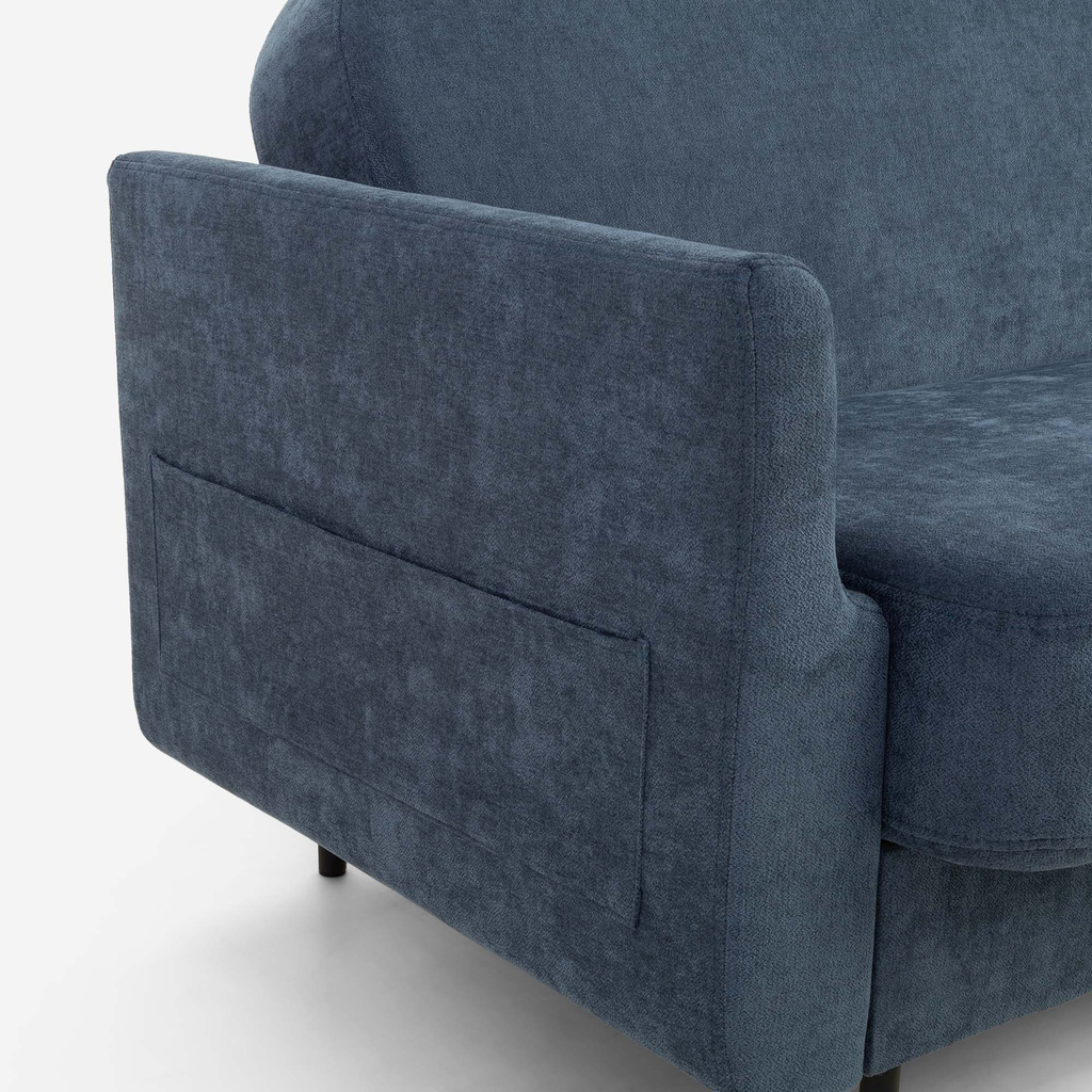 Rozkládací pohovka CLOUDY metalická