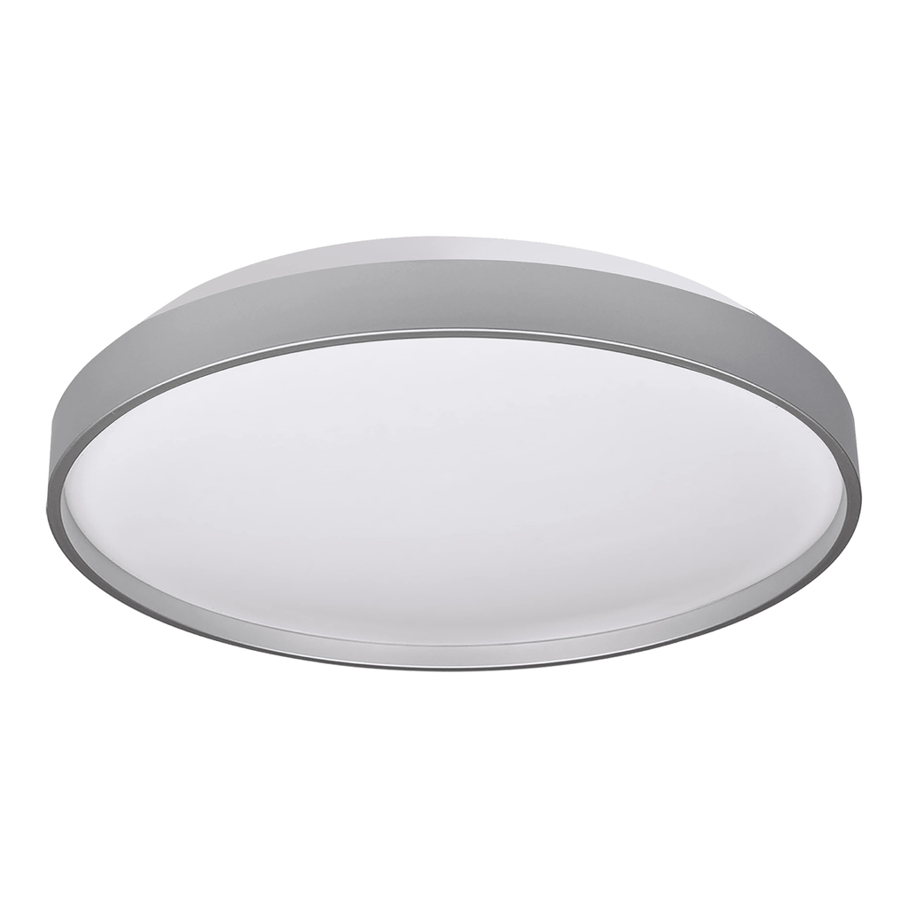 Stropní LED svítidlo/plafón kulaté ORO-NUBE 24W stříbrná