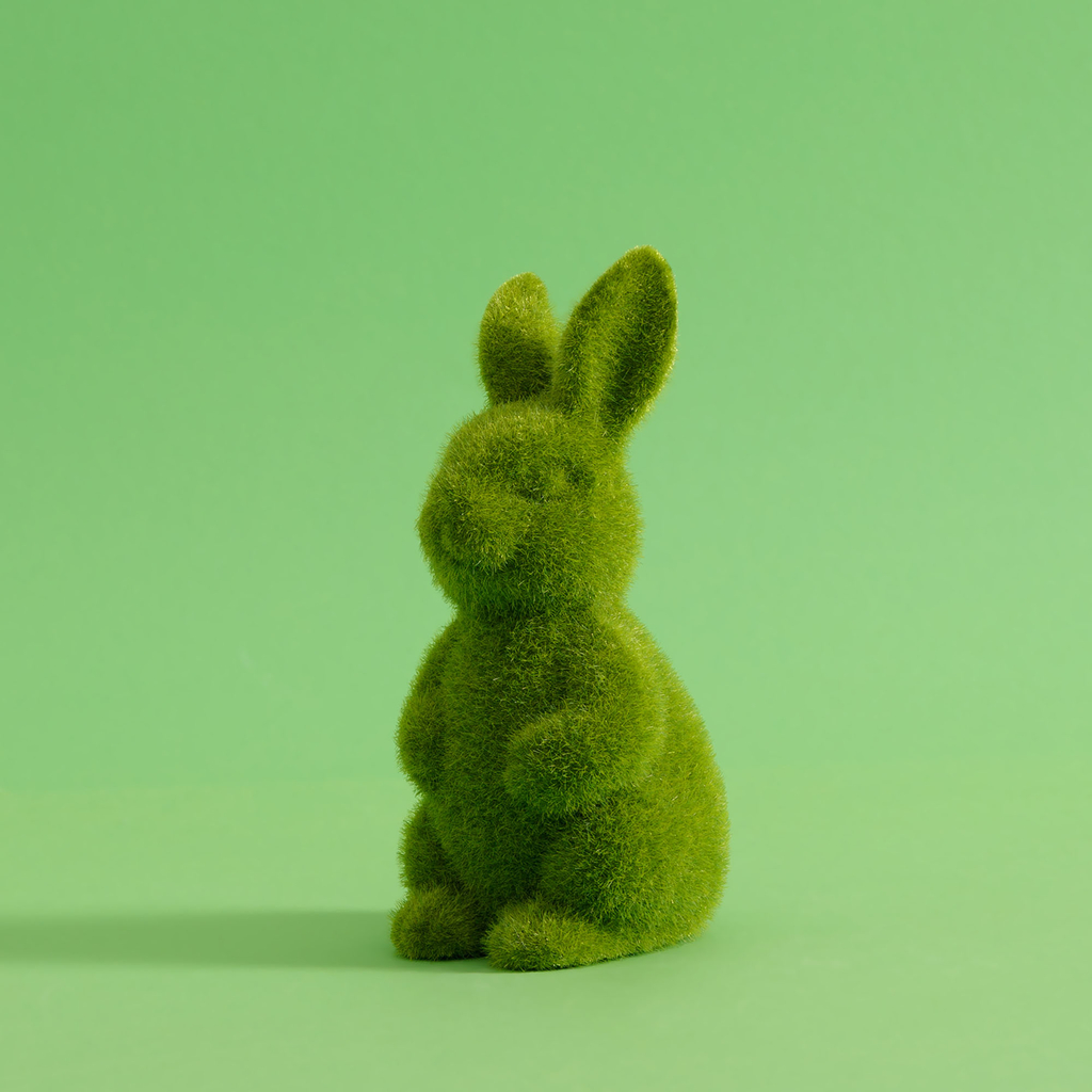 Zelená velikonoční figurka ZAJÍC 17 cm