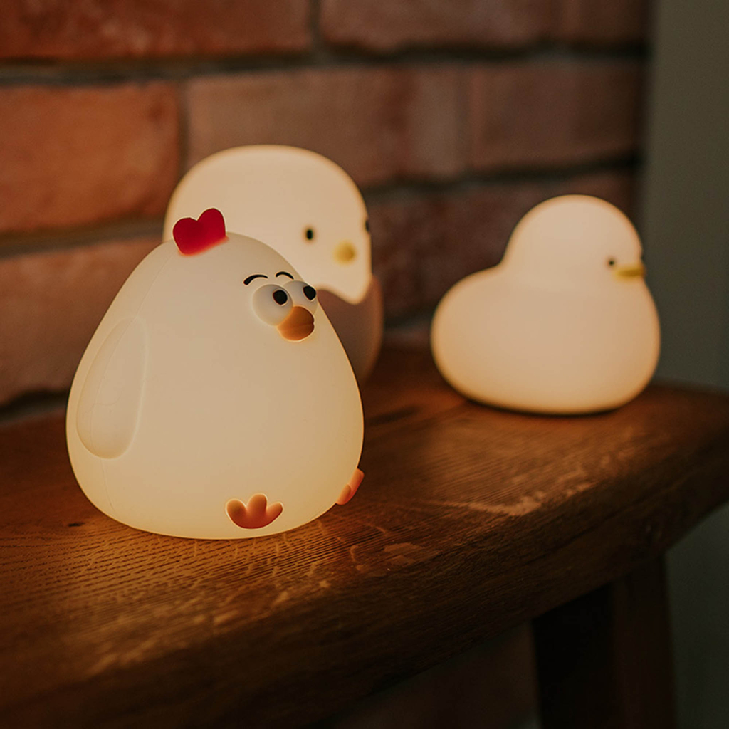 Bílá noční LED lampička MARY'S SLEPICE
