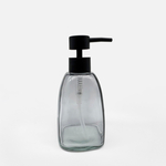 Dávkovač na mýdlo skleněný šedý 360ml