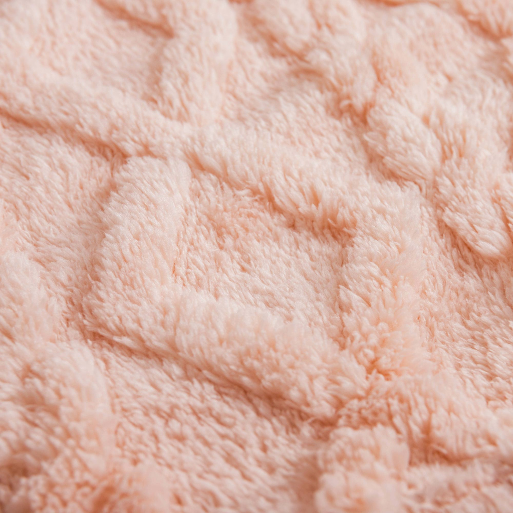 Světle růžová deka NORDIC 150x200 cm