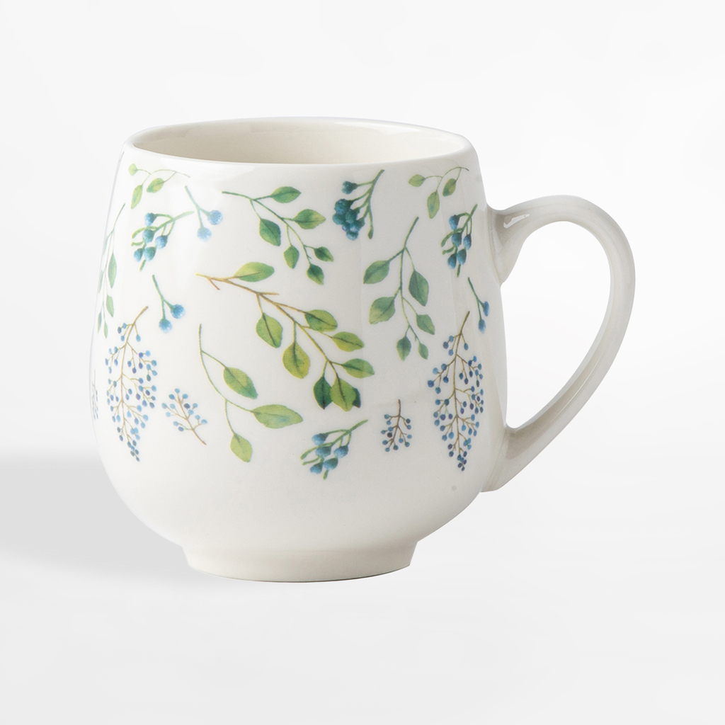 Porcelánový hrnek s polními květy 540 ml