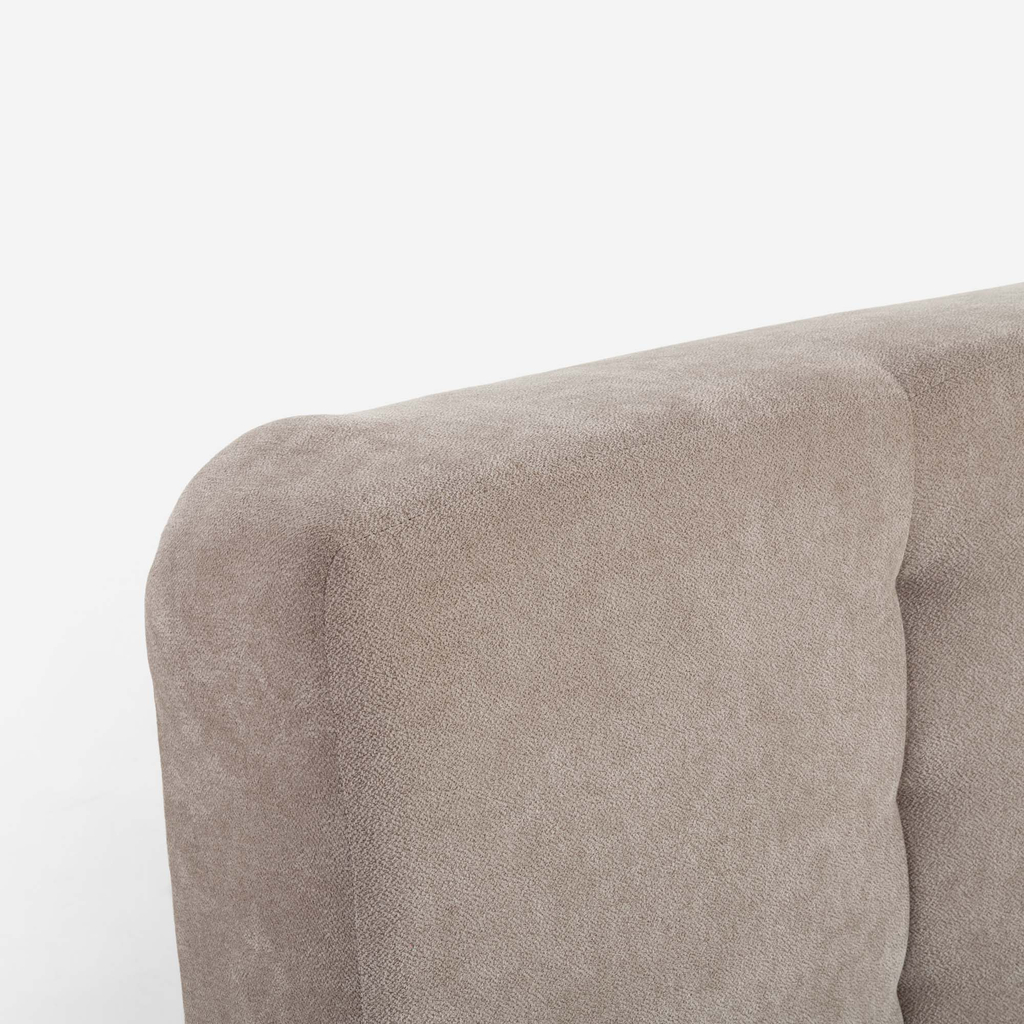 Béžová rozkládací pohovka DELTA