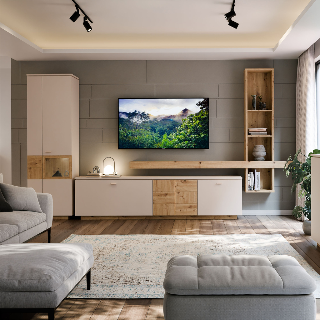 Závěsný panel pod TV LOUOTO