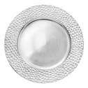 Dekorativní stříbrný zdobený talíř 33 cm