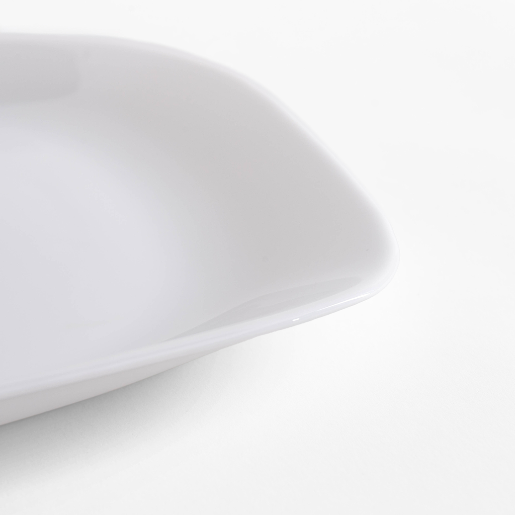 Servírovací talíř GRANGUSTO bílý 33x24 cm