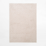 Geometrický koberec MODERNO, krémový, 120x160 cm