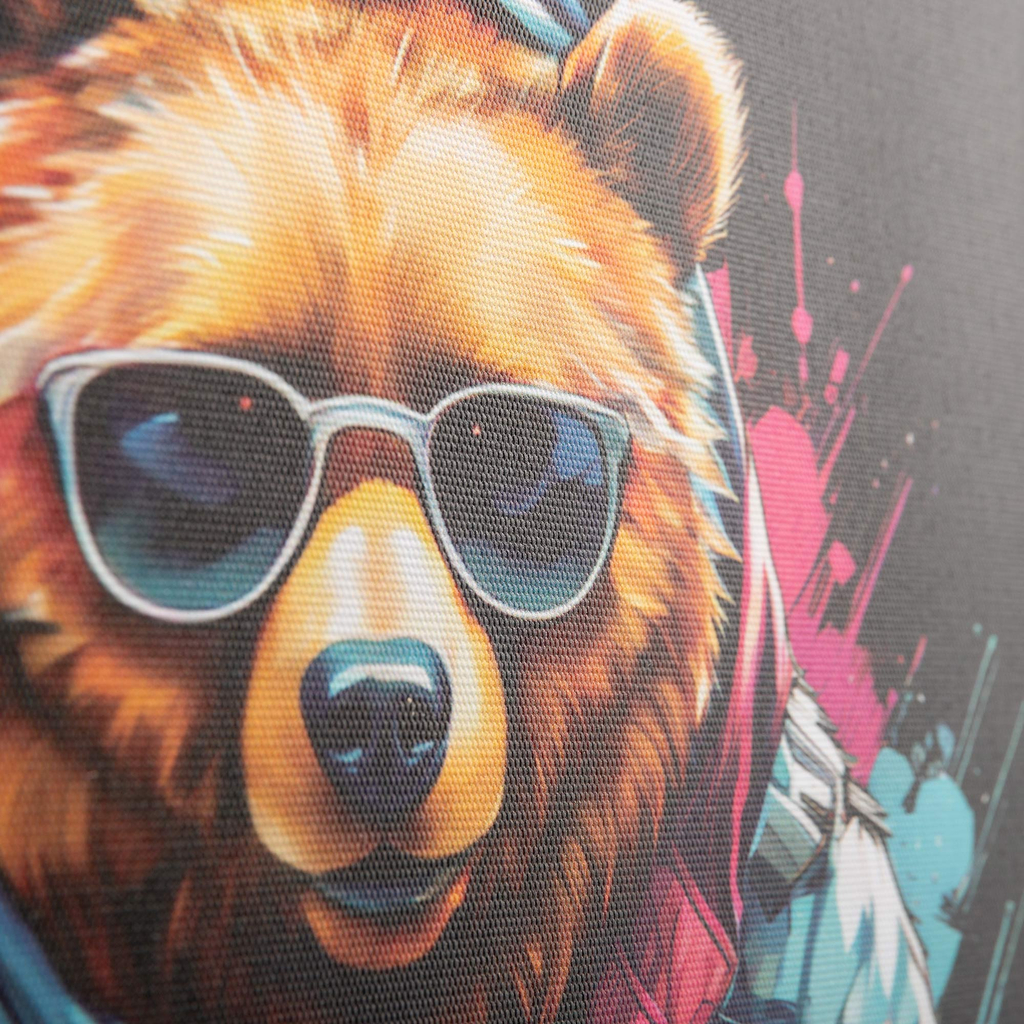 Obraz na plátně MEDVĚD 28x28 cm